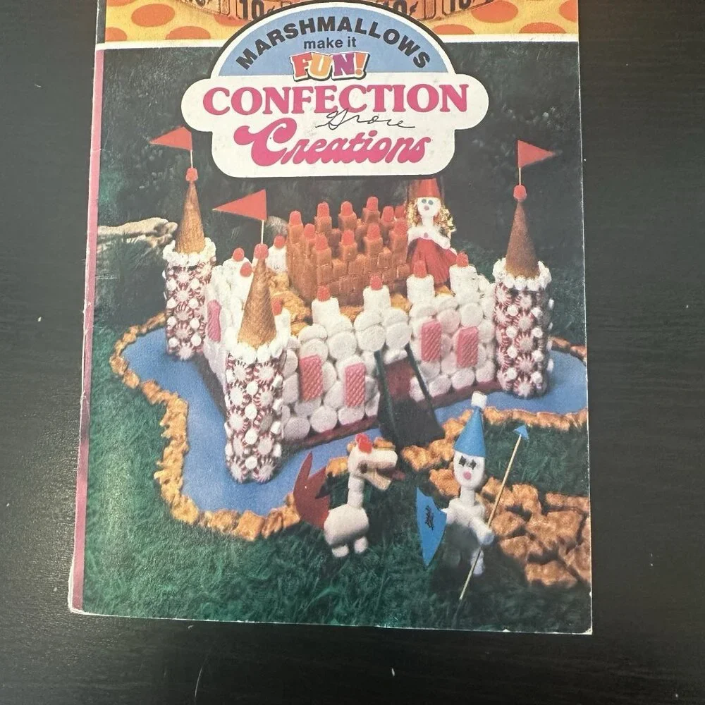 1979 Kraft Marshmallows Confection Creations Book Booklet Dessert Crafting‎ Kids